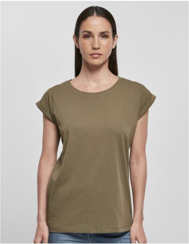 BUI-BY138-Ladies Organic Extended Shoulder Tee